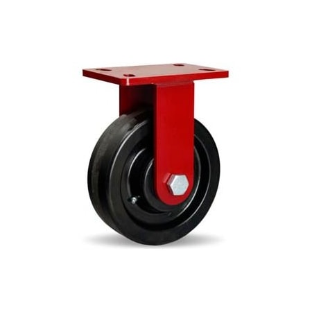 Hamilton Casters Hamilton ForgeMaster Rigid 8 x 2-1/2 Plastex Roller 2000 Lb. Caster R-FM-8PH